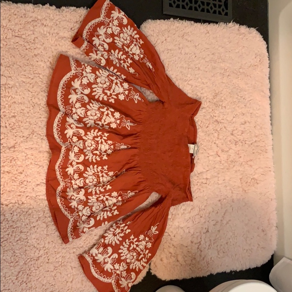 off shoulder dressy shirt